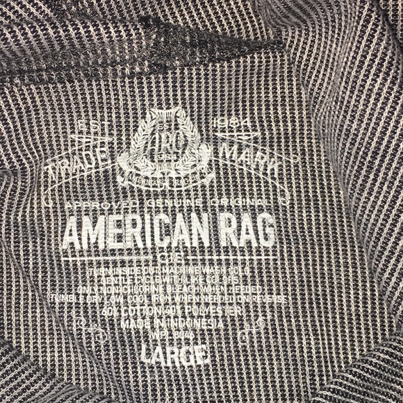 American Rag Men’s Long Sleeve Shirt w/ Hood Large - Picture 5 of 9